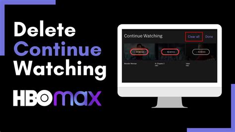 hbo max how to clear continue watching|HBO Max: How to remove items from continue watching